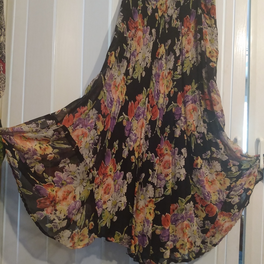 Maxi Rayon Reversible skirt 30" waist